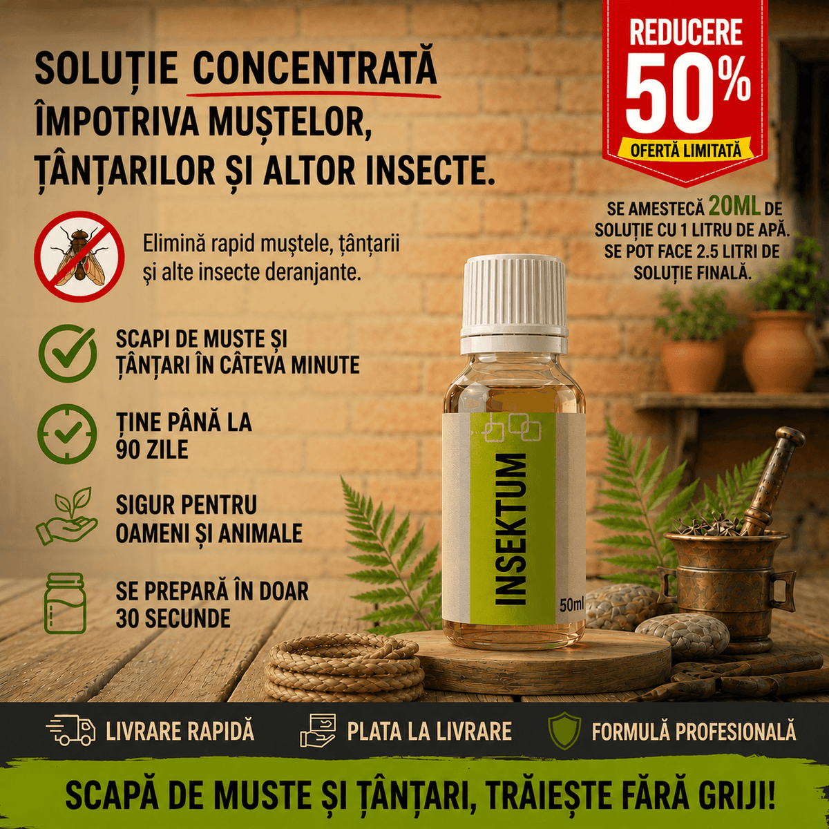 Solutie împotriva muștelor - INSEKTUM™