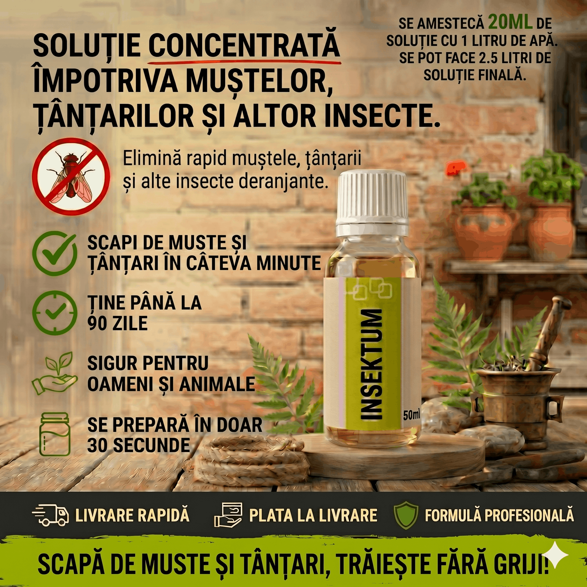 Solutie impotriva mustelor - INSEKTUM™